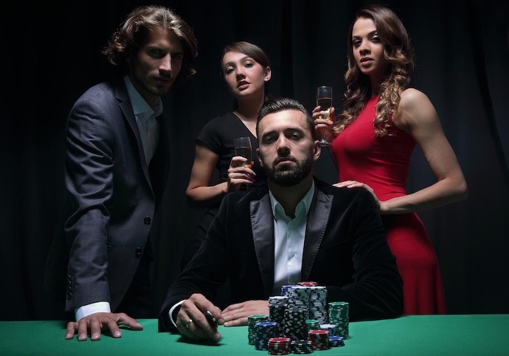 Live-dealer table games dengan host profesional